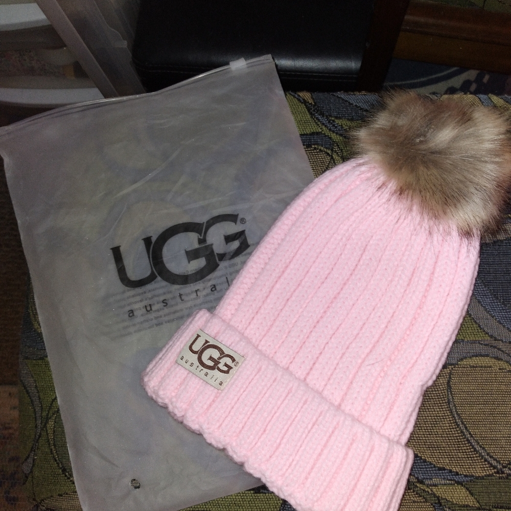 Pink Ugg toboggan